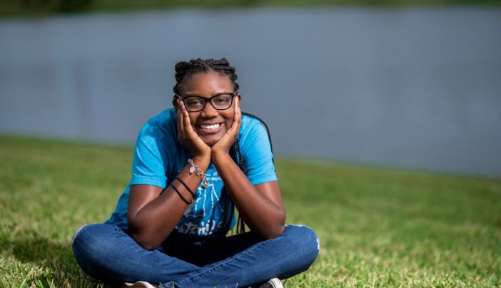 Childhood leukemia survivor is determined to be a counselor