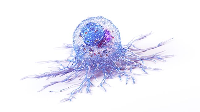 Illustration of a cancer cell