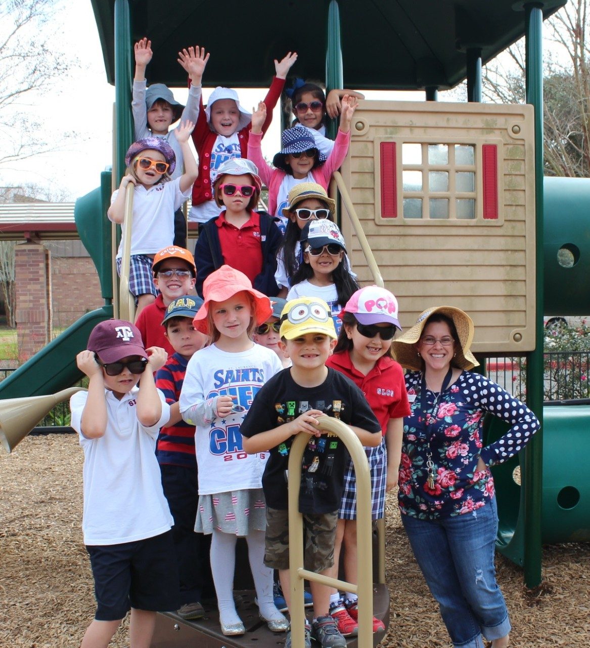 children on the playground