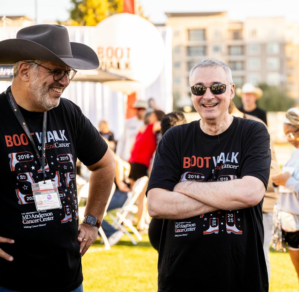 Dr. Lee attending the 2025 Boot Walk to End Cancer