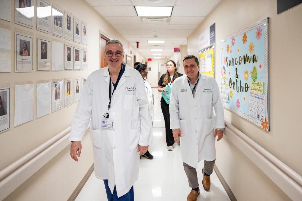 Dr. Lee performing Saturday rounds in 2025