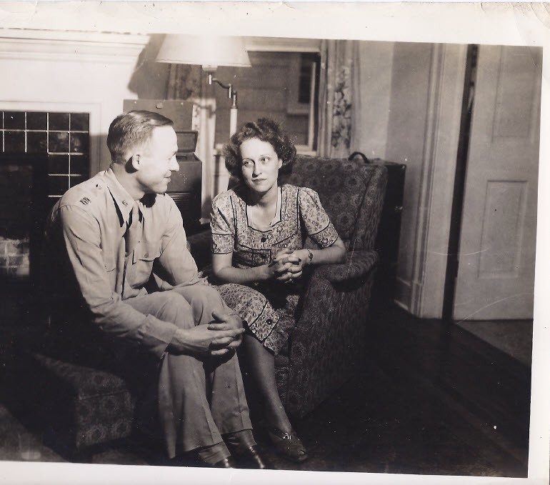 R. Lee Clark, M.D., seated next to his wife, Bertha Davis, M.D.