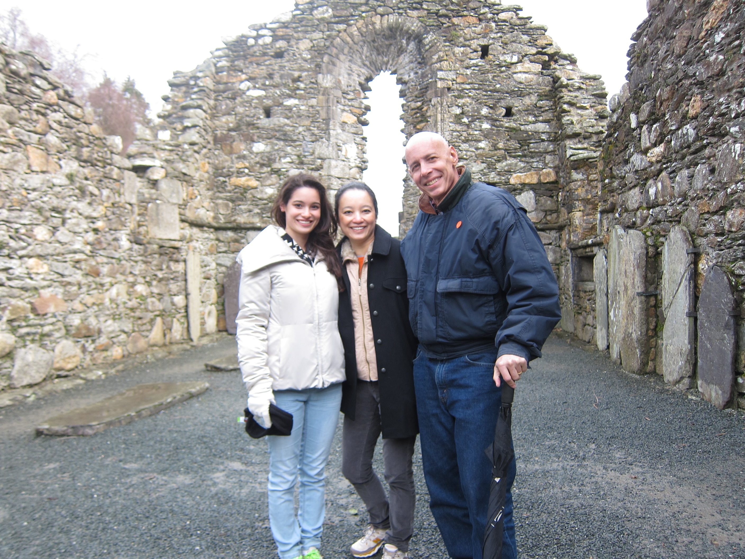 Burton Dickey, M.D., with his family