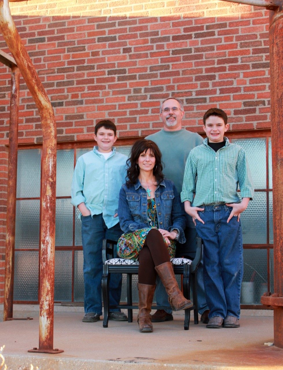 Anna Jackson and her family