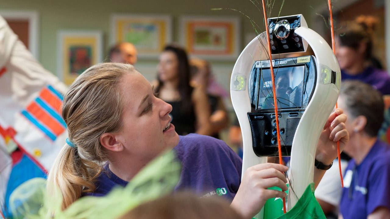 Cancerwise blog post: VGo robot allows pediatric cancer patients to experience fun during cancer treatment.