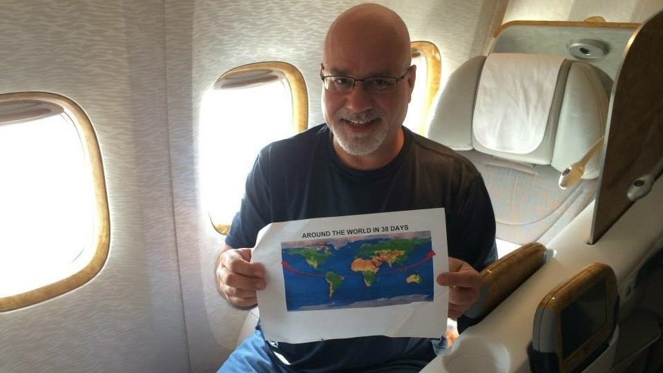 Rectal cancer survivor Sam Markota