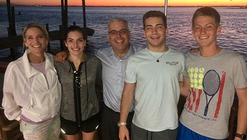 Tobacco 21 legislation supporter Sam Susser and his family