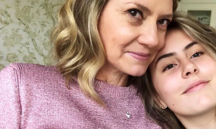 Viviana Villalpando with her daughter Eva Suarez