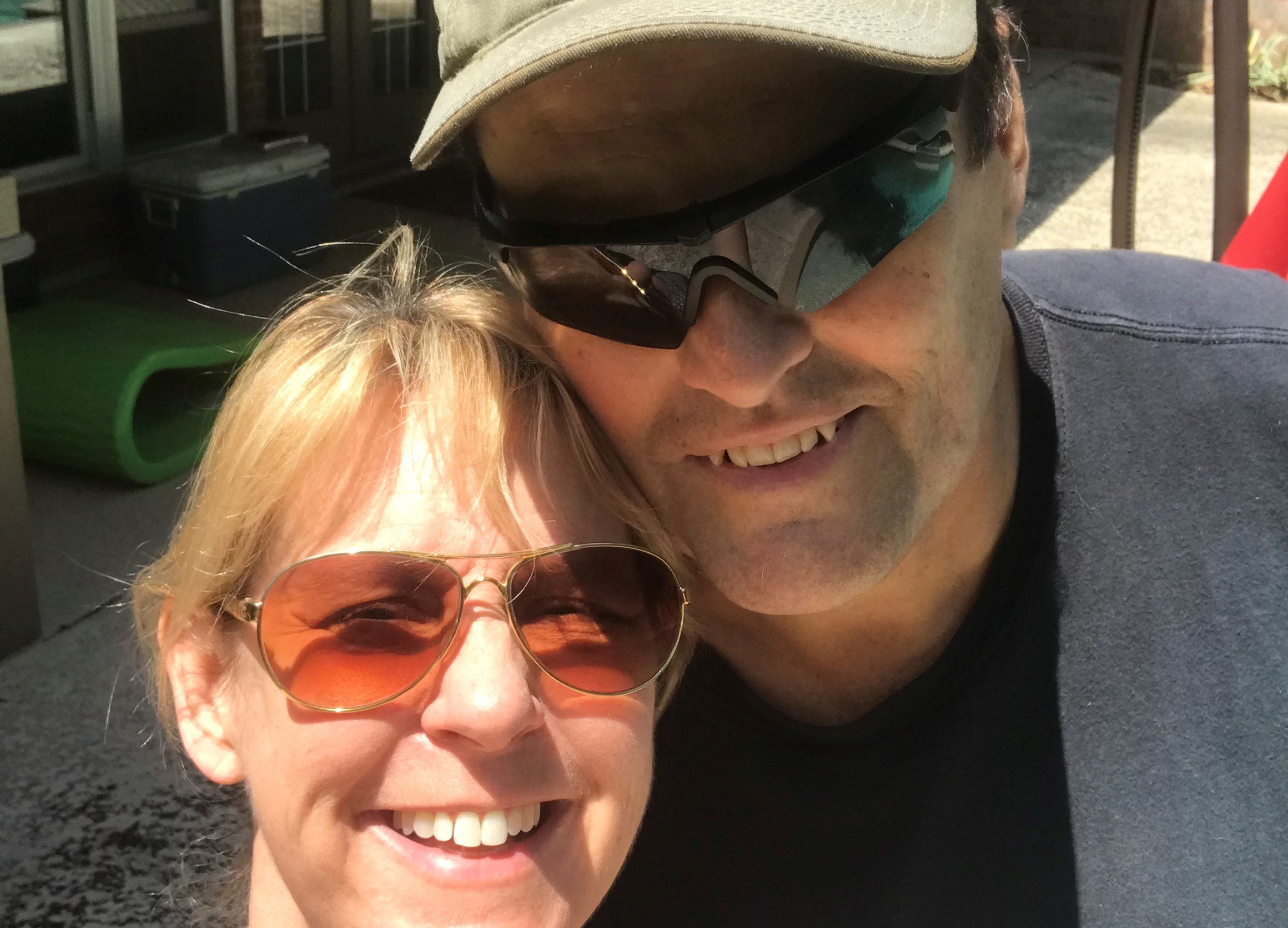 Cancer caregiver support group participant Shelly Ward with her husband, Kerrick Ward, a pancreatic cancer patient