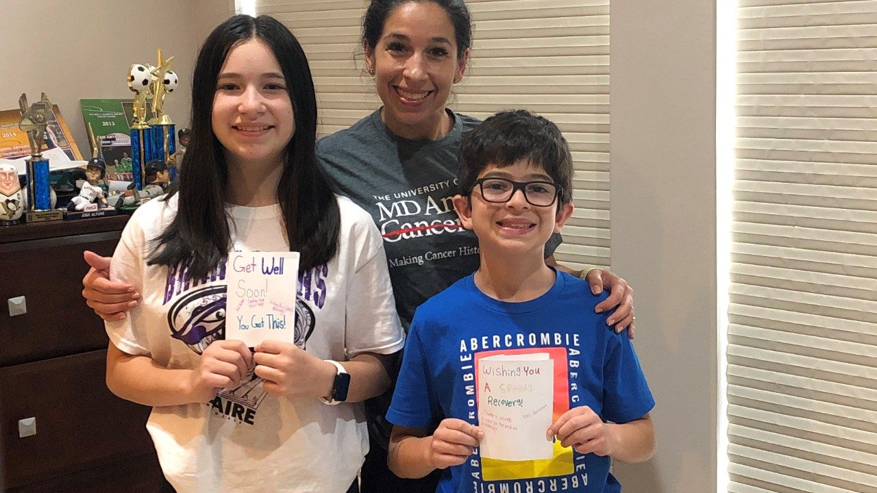 Mara Antonoff, M.D., and two of her children, Eliana and Sam