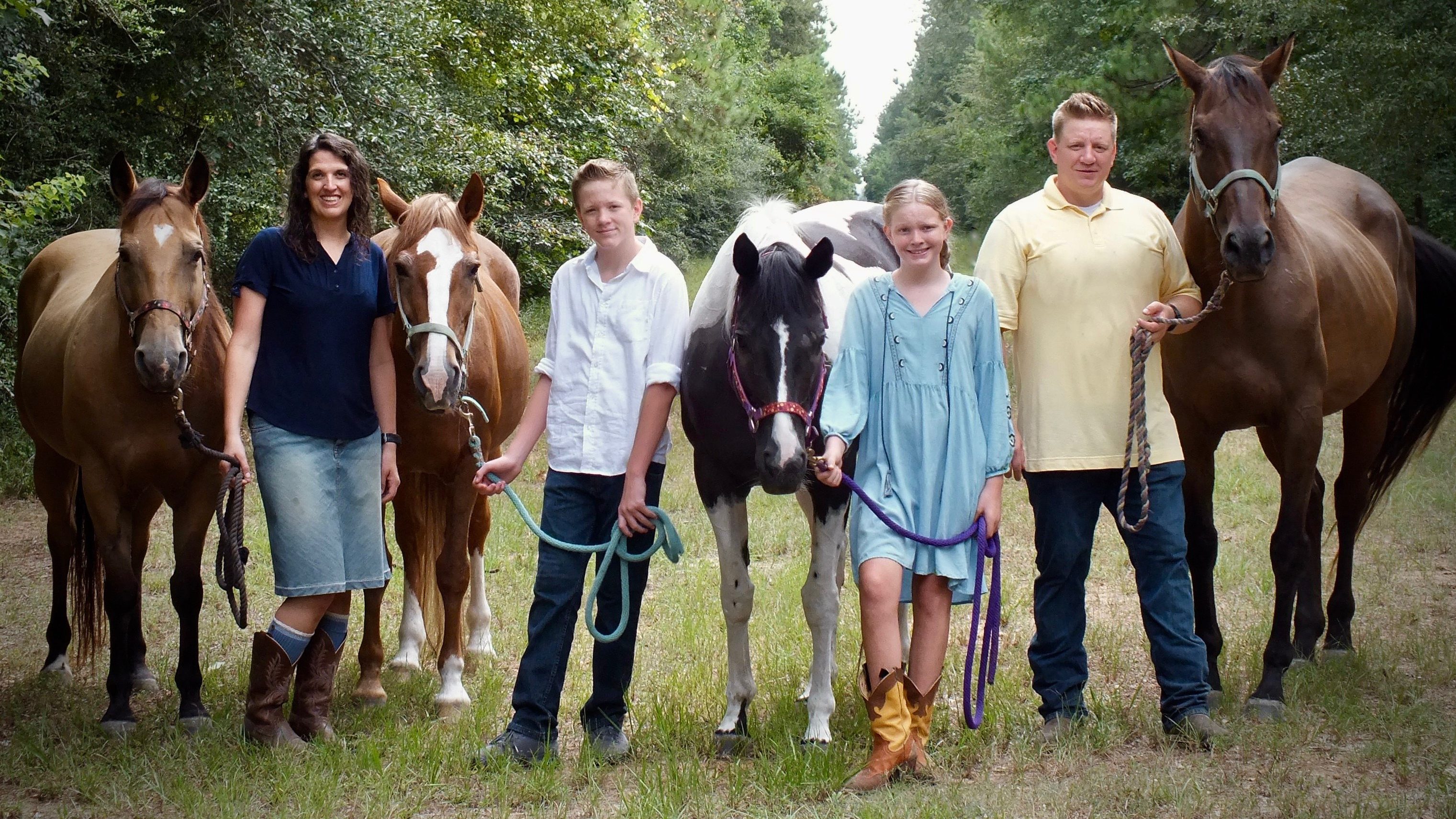 Breast cancer survivor Lesley Zentz with her family