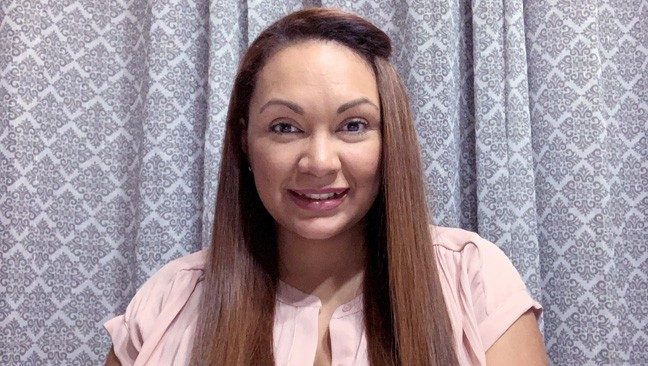 Chondrosarcoma survivor Annette Rios, who benefited from targeted muscle reinnervation surgery