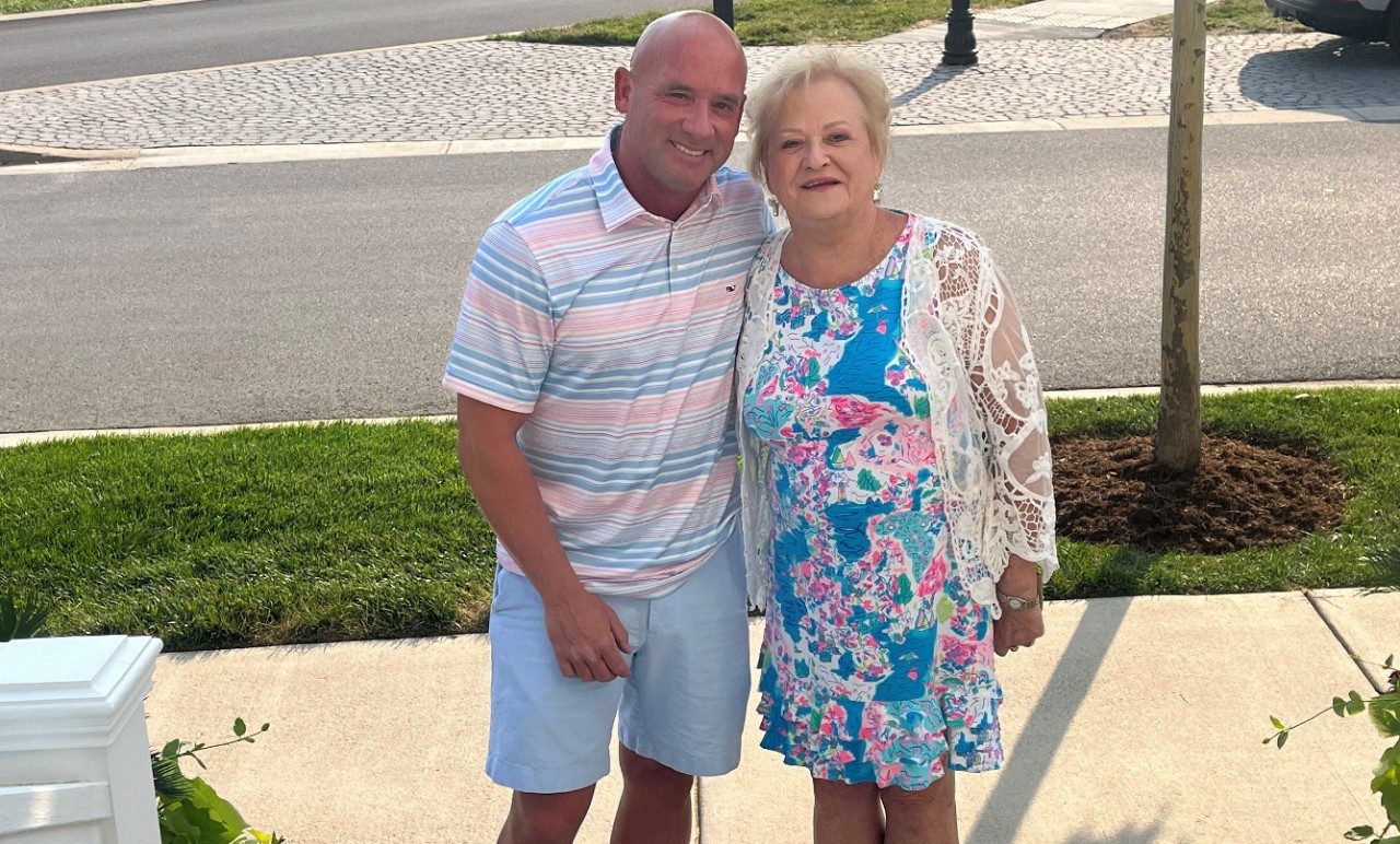 Image of Lucinda Rudolph and her son, Cory