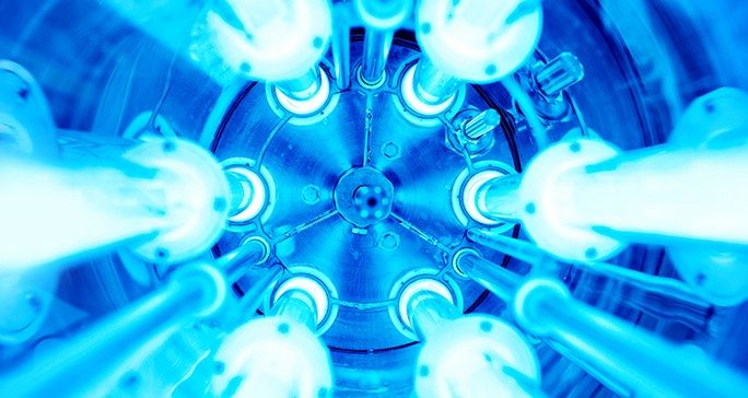 Close-up look at ultraviolet light device