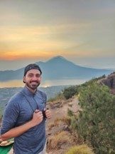 Doctor enjoying mountain hike in Bali
