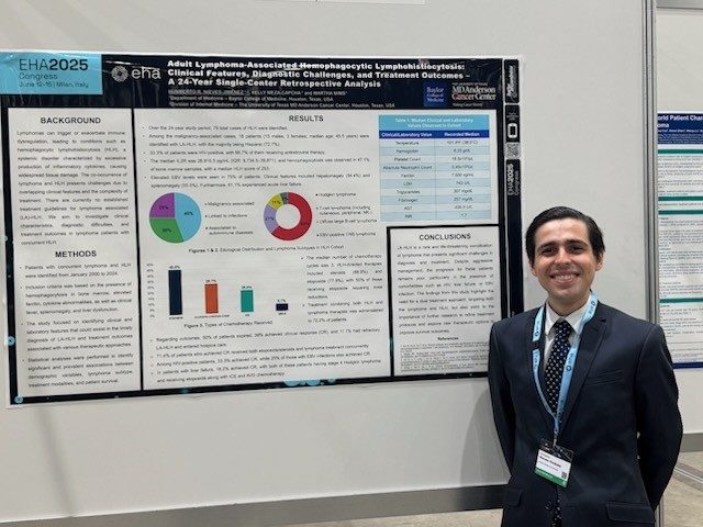Humberto Nieves-Jimenez presenting poster