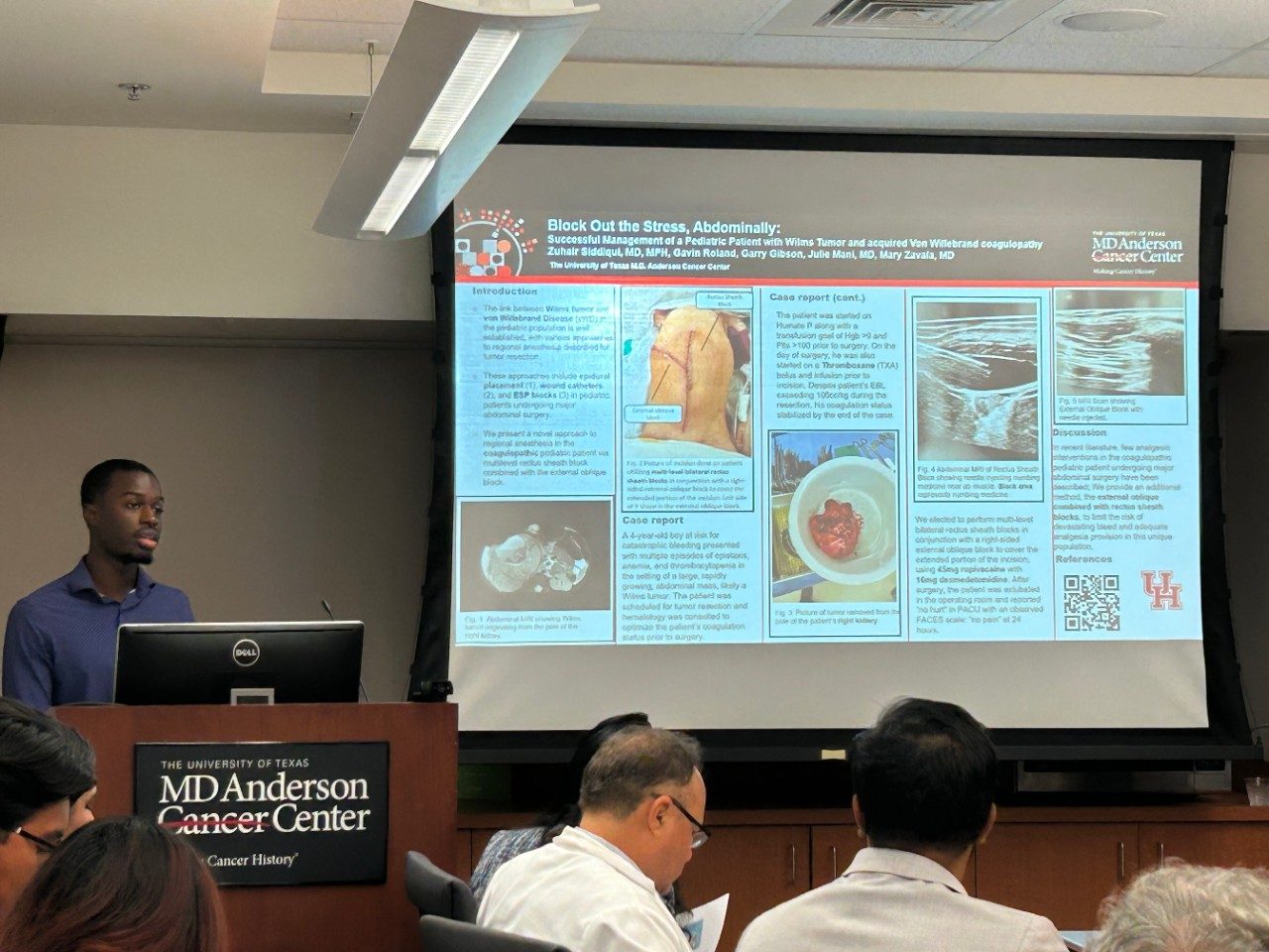 DACCPM summer students present their abstracts.