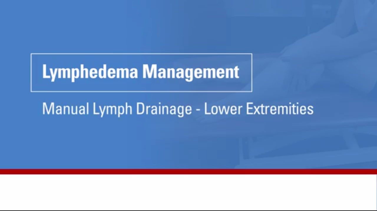 The following special treatment guidelines apply to treatment with Manual Lymph Drainage of the Lower Extremities and differ from the principle of classic massage.