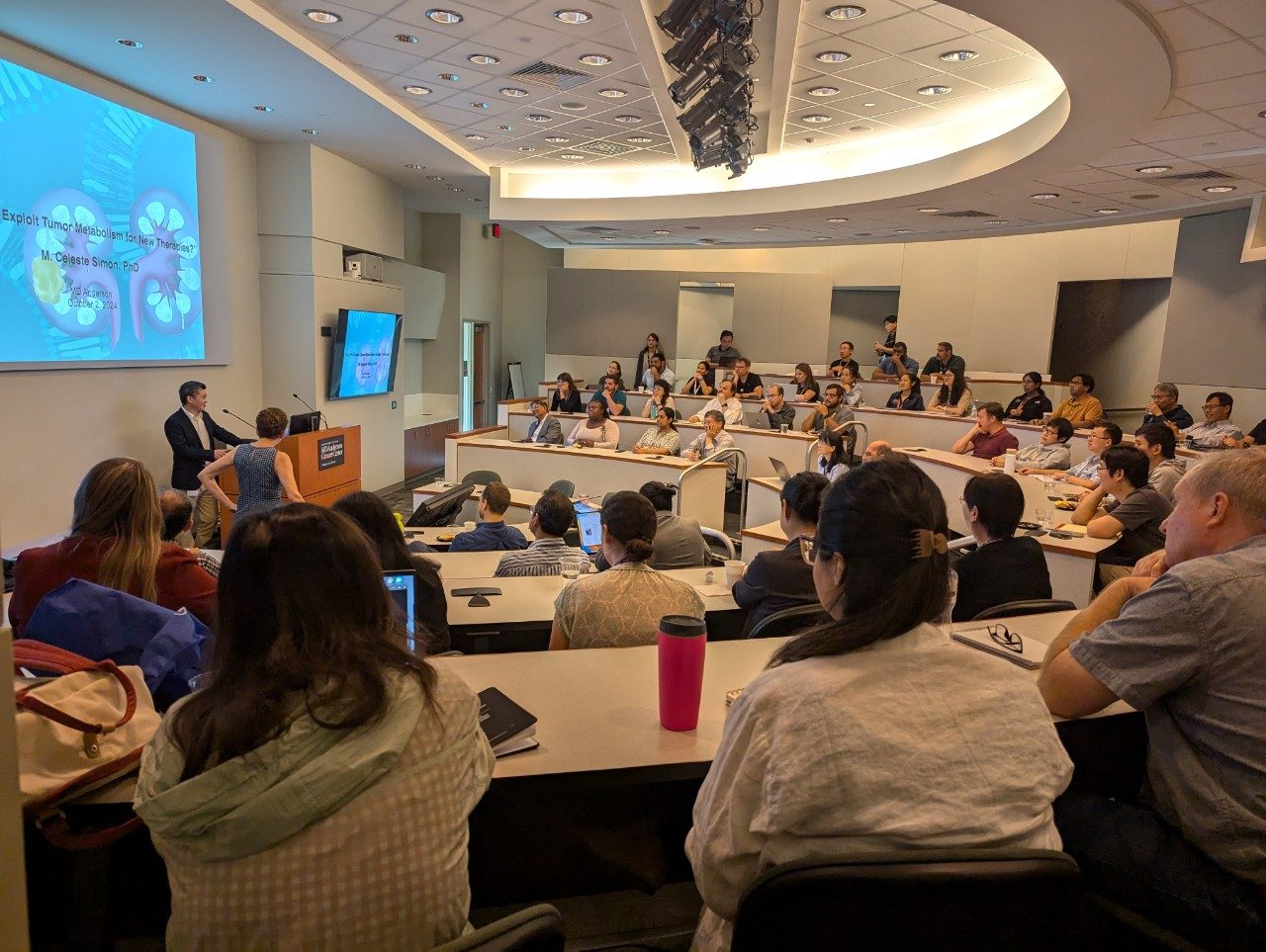 Rugang Zhang and audience