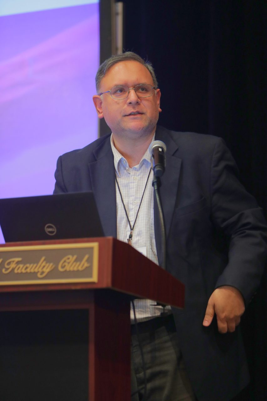 Dr. Chirag Patel chairing an AI in Clinical Diagnostics session.