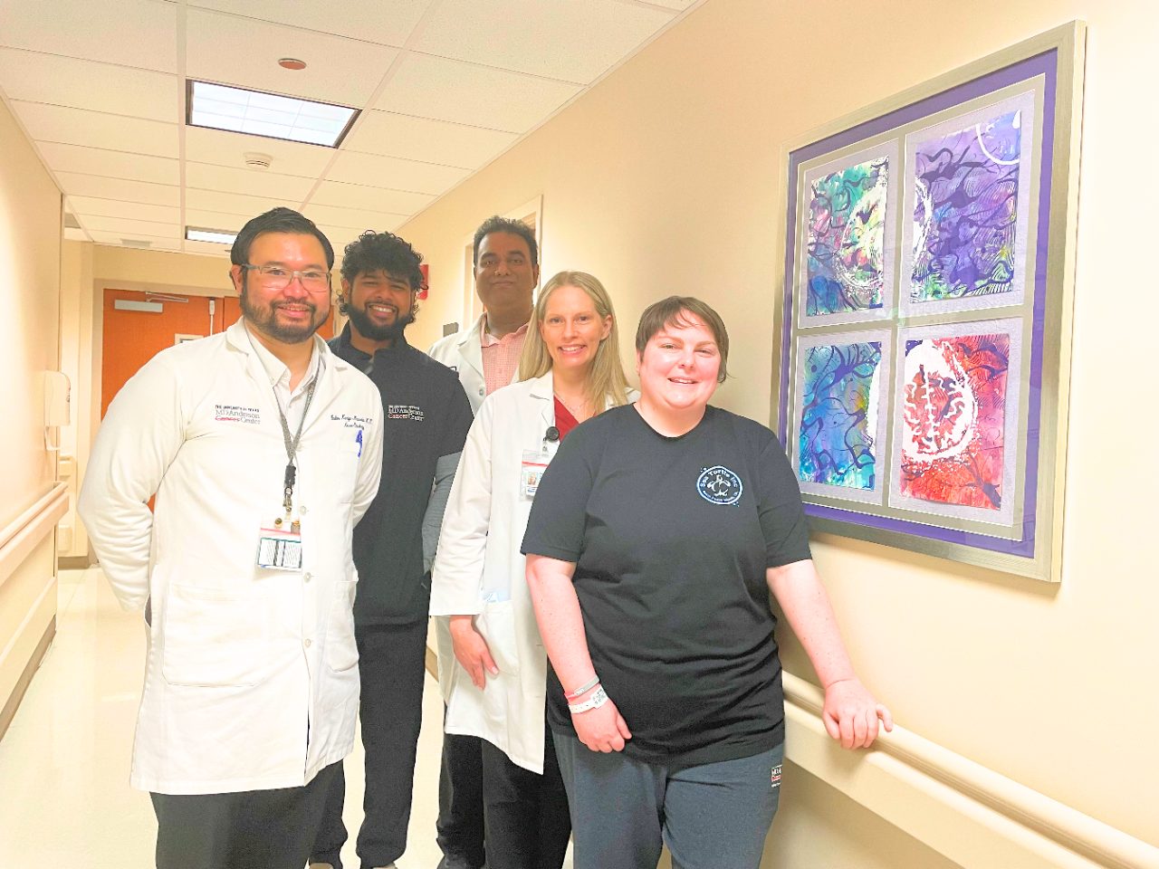 Patient and Health Care Team in the Brain and Spine Center