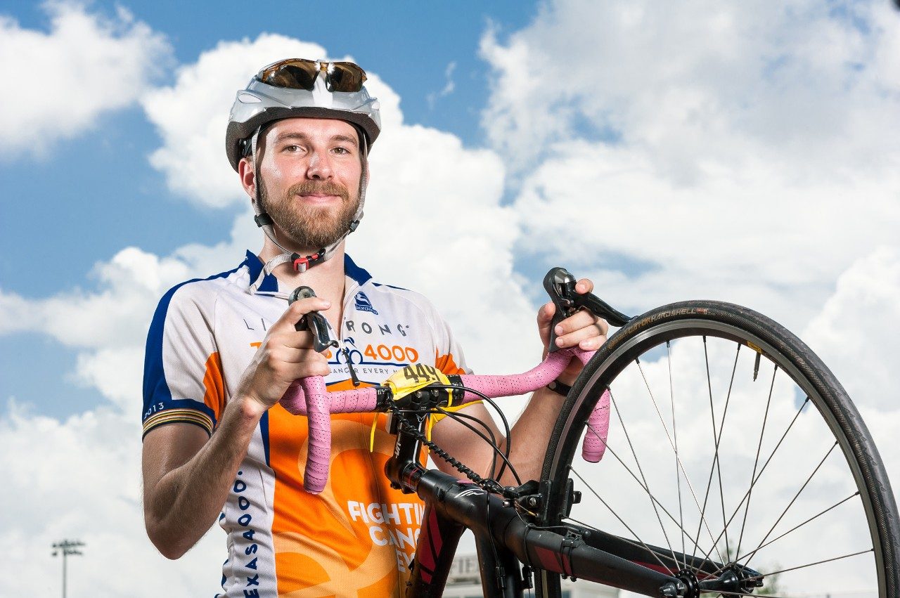Ewing's sarcoma cancer survivor Bucky Ribbeck talks about how cycling has allowed him to remain physically active after surgery limited his ability to play baseball.