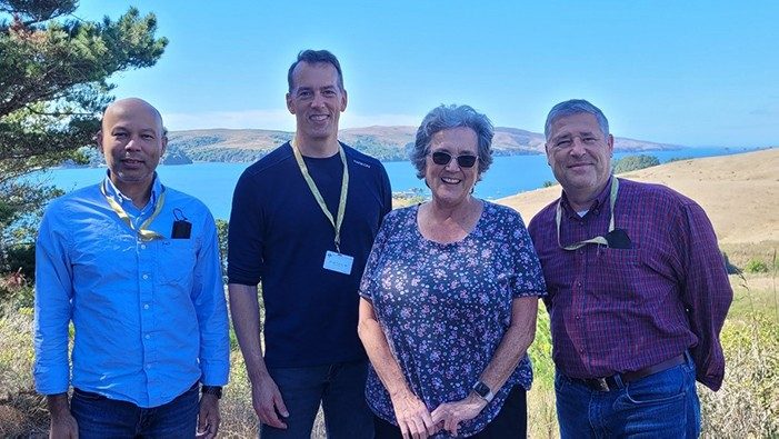 Tainer Laboratory members outside at SBDR 2022