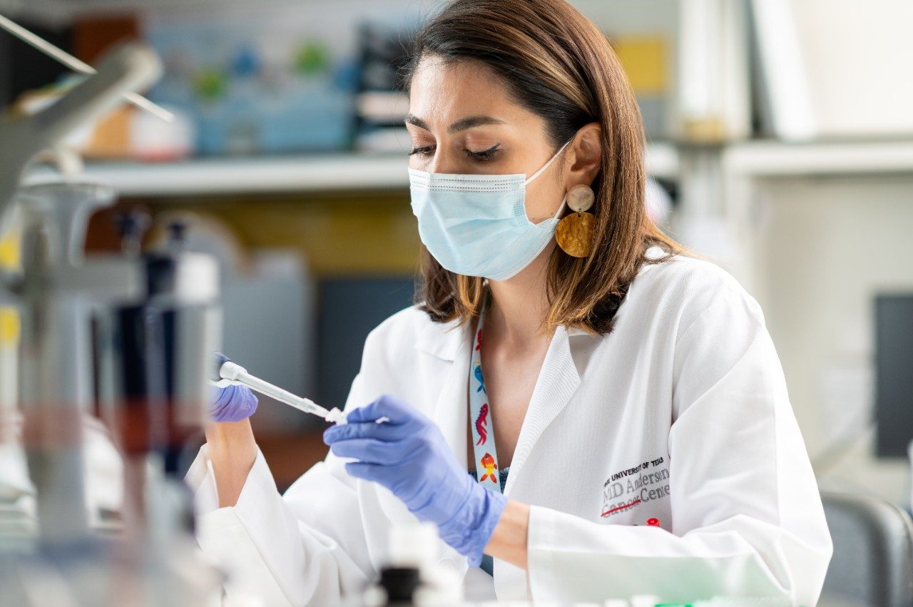 Lab staff in Vilar Lab