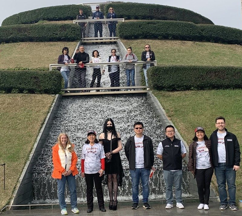 Welsh Laboratory members at Hermann Park