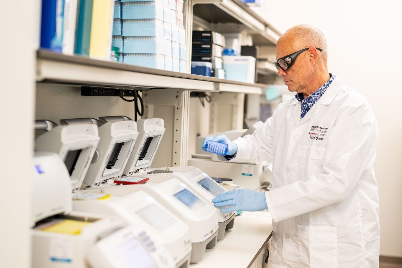 A man working in a lab