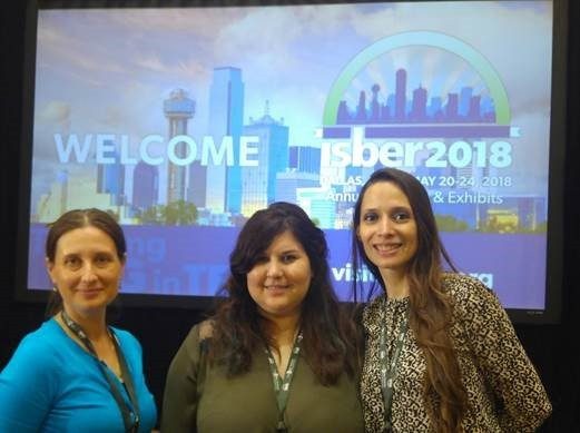 MD Anderson's institutional tissue bank team at a conference