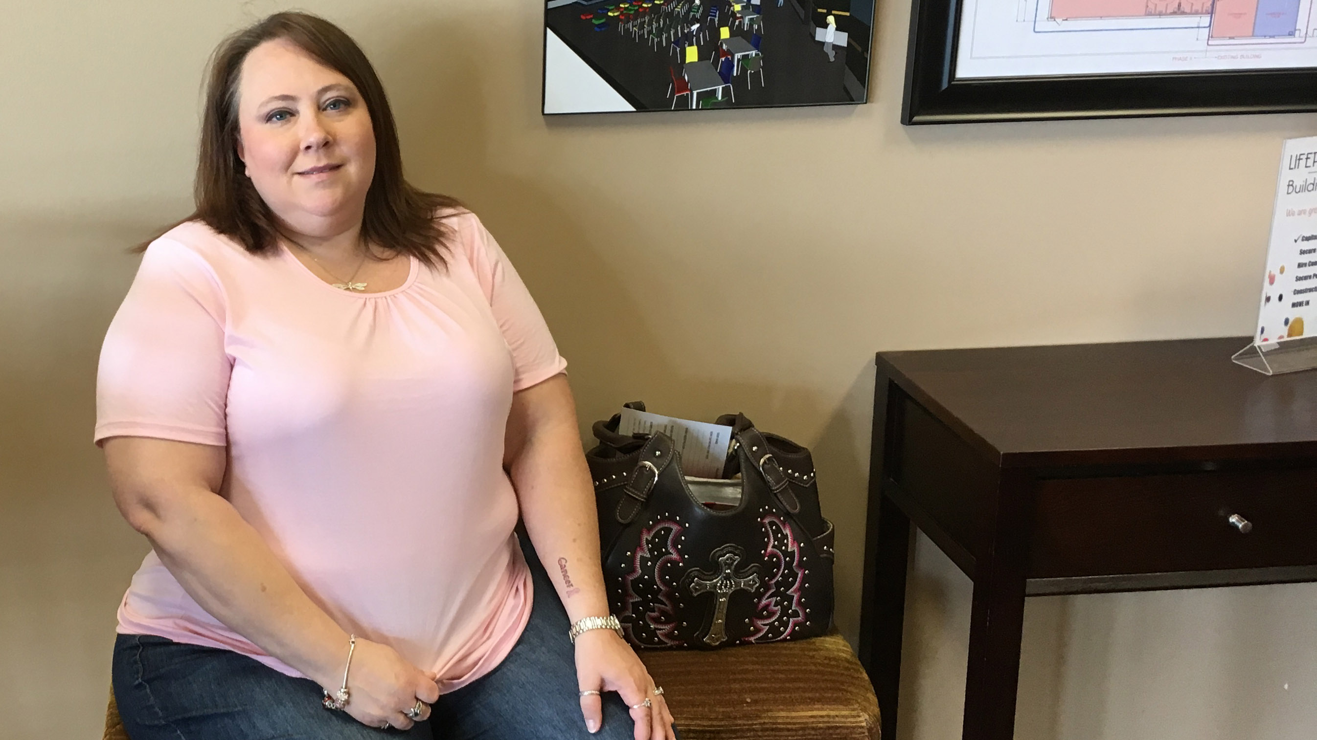 breast cancer treatment with tattoo photo